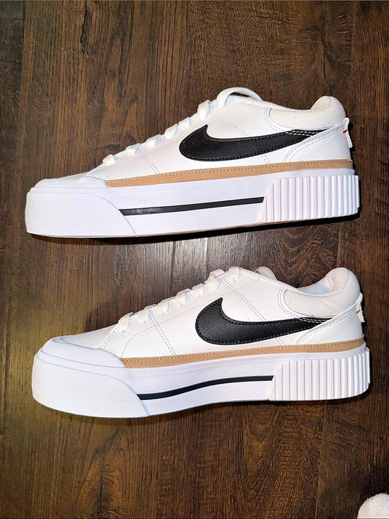 Nike Shoes - Nike Court Legacy Sneakers White & Black NEW